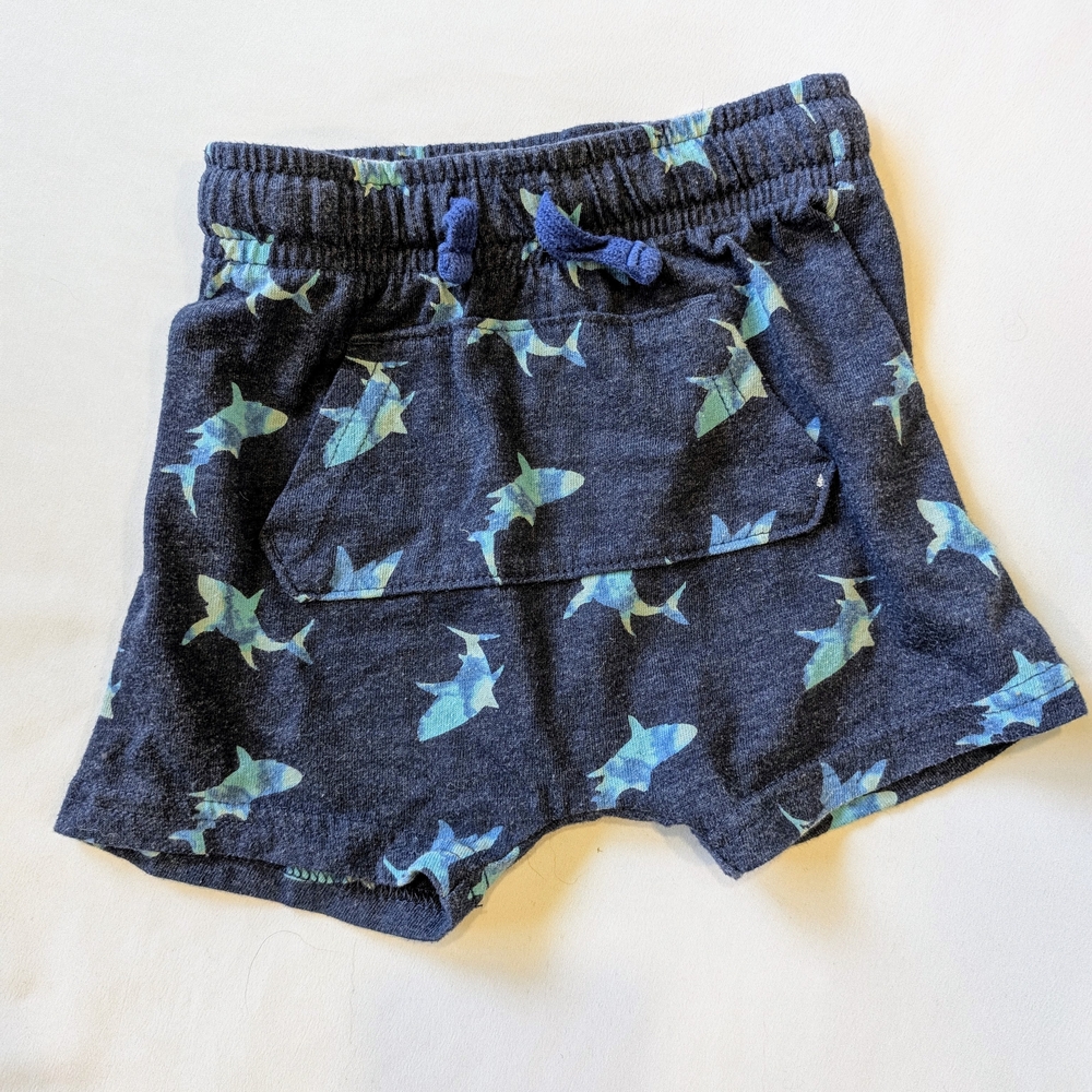 Cat & Jack Shark Patterned Kids Shorts